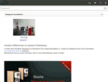 Tablet Screenshot of lautsprecher-berlin-shop.de
